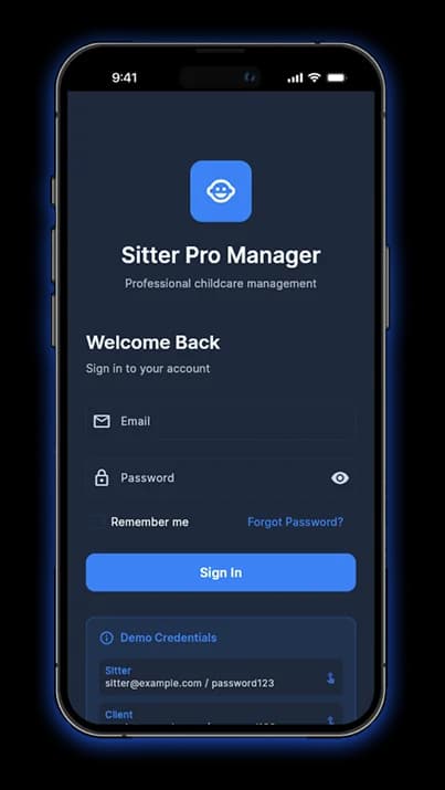 SittersPro Sign In App Screen (1-3-1.webp)