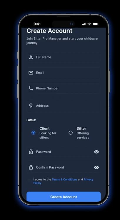 SittersPro Create Account App Screen (2-1-1.webp)